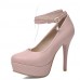 Women's Shoes Round Toe Stiletto Heel Pumps with Buckle Shoes More Colors available