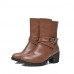 Women's ShoesChunky Heel Round Toe/Closed Toe Boots