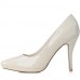 Women's Spring / Summer / Fall Heels / Pointed Toe Patent Leather Dress Stiletto Heel Red / White / Beige