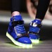 LED Shoes USB Charging Luminous Shoes Women's Casual Shoes Fashion Sneakers Black / Blue / Red / White