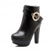 Women's Shoes Chunky Heel Round Toe/Closed Toe Boots