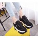 Women's Athletic Shoes Spring / Fall Creepers / Comfort Leather Casual Platform Others / Lace-up Black / Red Others