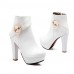 Women's Shoes Chunky Heel Round Toe/Closed Toe Boots