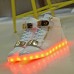 LED Shoes USB Charging Luminous Shoes Women's Casual Shoes Fashion Sneakers Black / Blue / Red / White