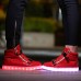 LED Shoes USB Charging Luminous Shoes Women's Casual Shoes Fashion Sneakers Black / Blue / Red / White