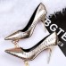 Women's Shoes Best Sale Patent Leather Stiletto Heels with Flow Mark Party/Dress Black/Gold/Silver