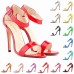 Women's Shoes Patent Leather Stiletto Heel Heels Sandals Party & Evening