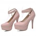 Women's Shoes Round Toe Stiletto Heel Pumps with Buckle Shoes More Colors available