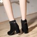 Women's Shoes Spring/Fall/Winter Heels/Bootie/Round Toe /Boots Office & Career/Party & Evening/DressChunky