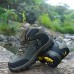 Hiking Women's/Men's Shoes Leather Brown/Green/Gray