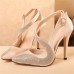 Size:4.5-8.5 Women Fashion Rhinestone Decoration High Heels