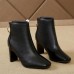 Size:4.5-8 Women Winter Fashion Heel Boots Zipper Short Boots