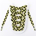 Unisex Fashion Checker Two-Tone Polyester Shoelaces