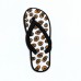 Unisex Fashion Leopard Series Hole Shoes Buckle Decoration