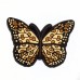 Unisex Fashion Leopard Series Hole Shoes Buckle Decoration