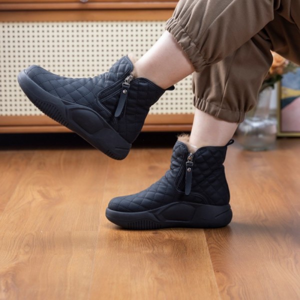 Winter Women Fashion Thick-Soled Fleece-Lined Snow Boots