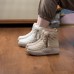 Winter Women Fashion Thick-Soled Fleece-Lined Snow Boots