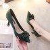 Women Fashion Sexy Solid Color Pointed Pumps