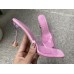 Summer Women Fashion Plus Size Candy Color Transparent High Heel Slippers